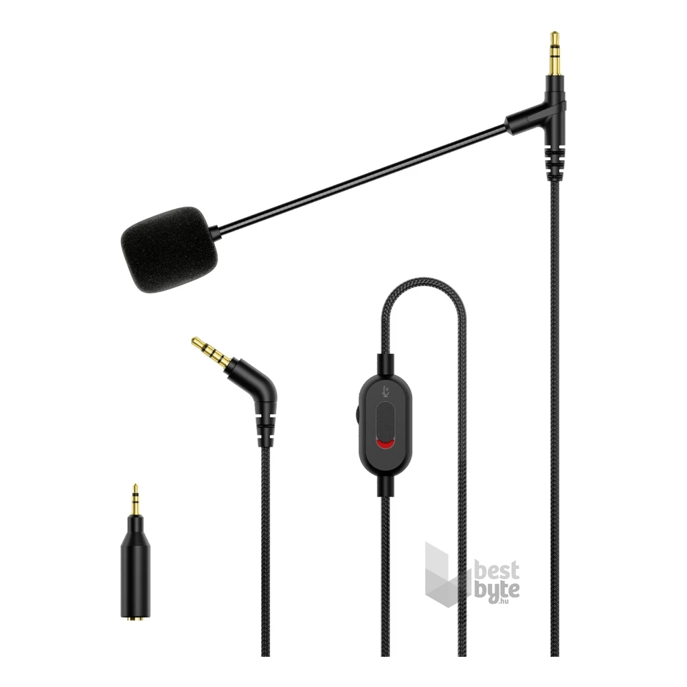 MEE audio Clearspeak Boom Cable fejhallgatóhoz univerzális jack mikrofon