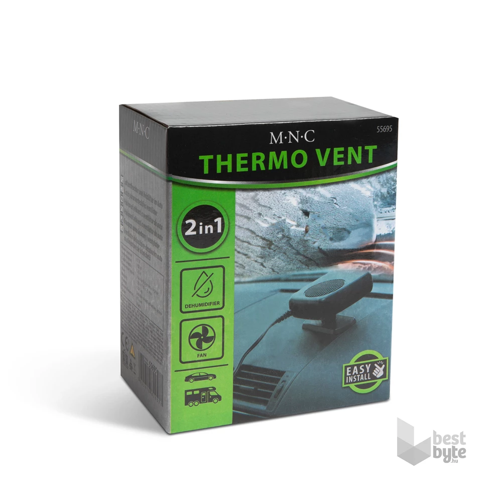MNC 55695 12V autós páramentesítő és ventilátor