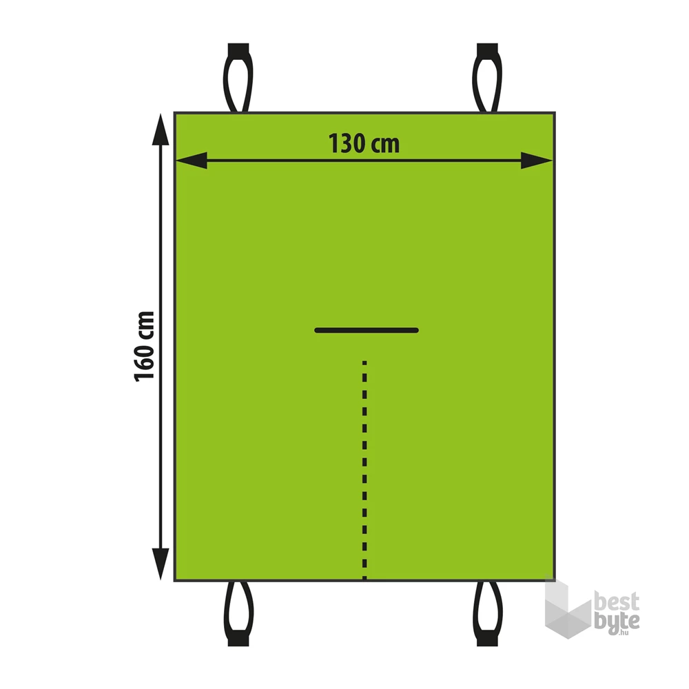 MNC 55699B 130x160cm háziállatoknak fekete hátsó ülésvédő huzat
