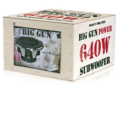 MNC Big Gun mélysugárzó, 30cm, 4 Ohm
