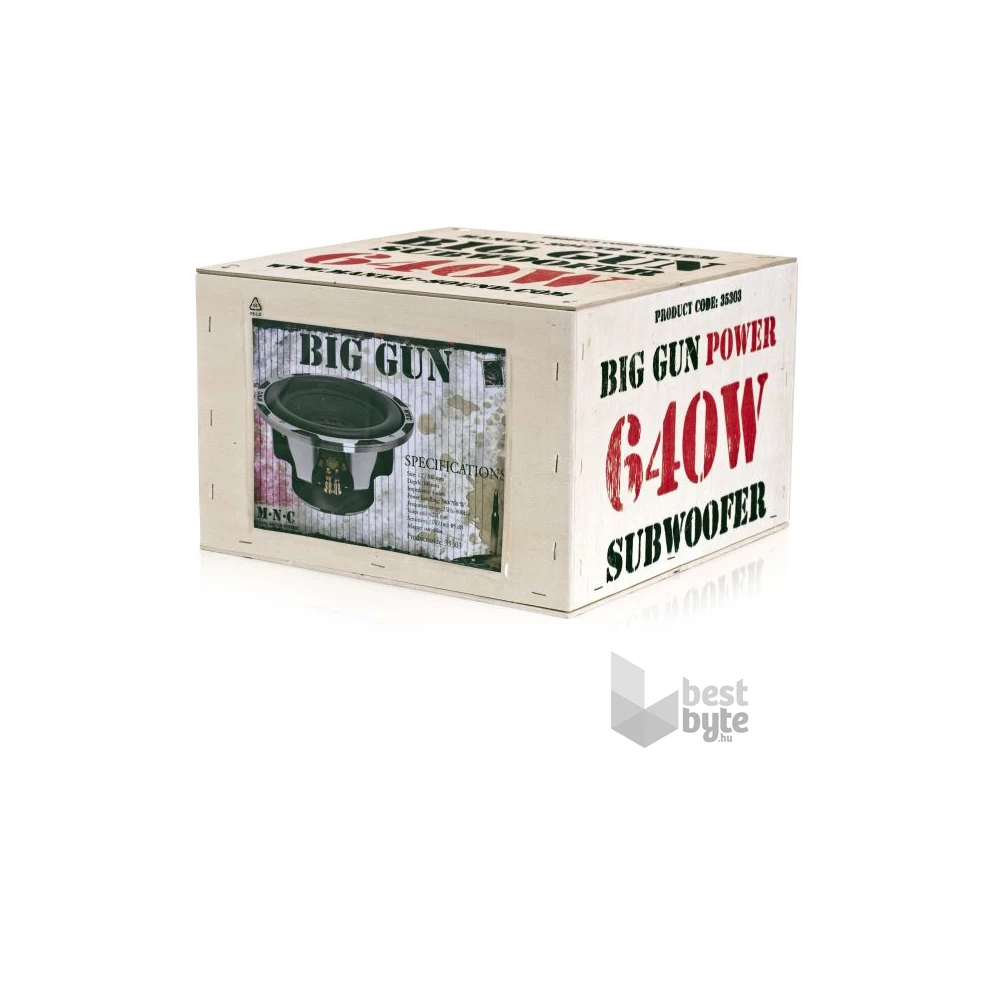 MNC Big Gun mélysugárzó, 30cm, 4 Ohm