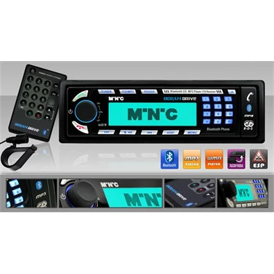 MNC OCEAN DRIVE CD, BLUETOOTH autós MP3 fejegység
