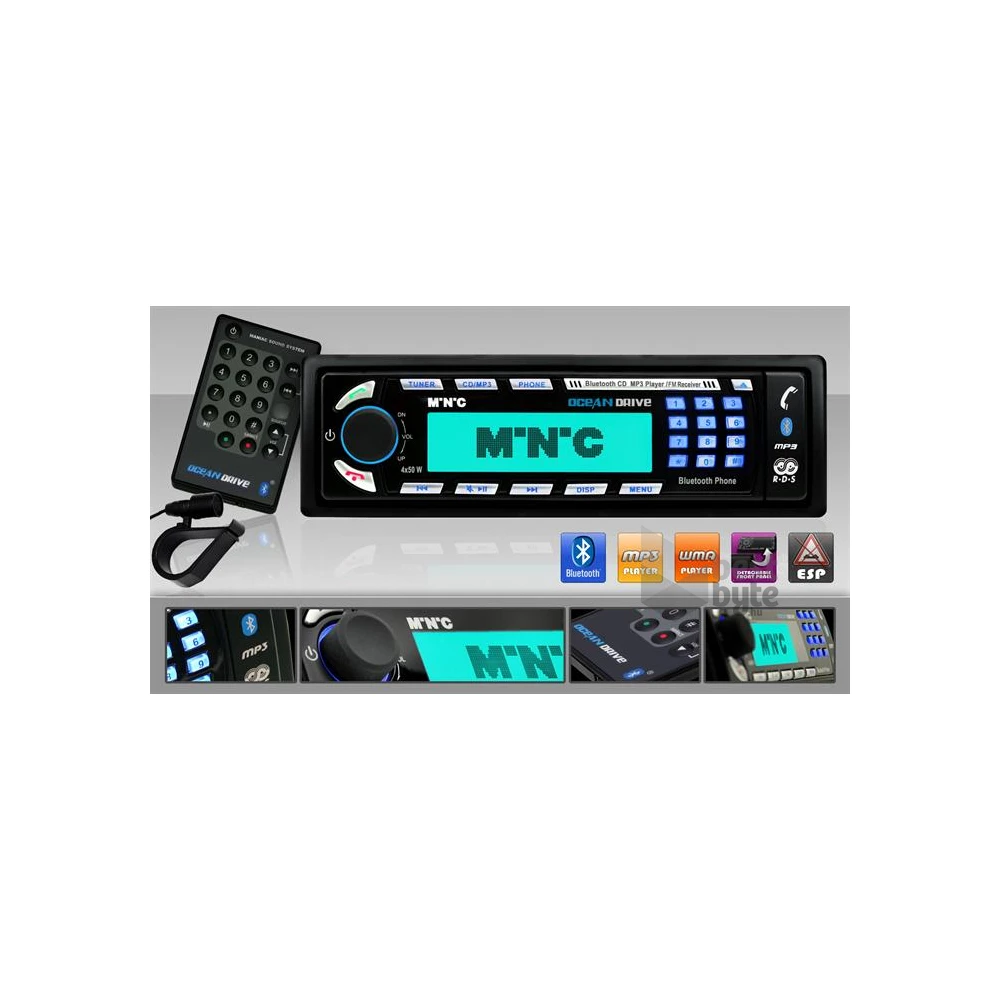 MNC OCEAN DRIVE CD, BLUETOOTH autós MP3 fejegység
