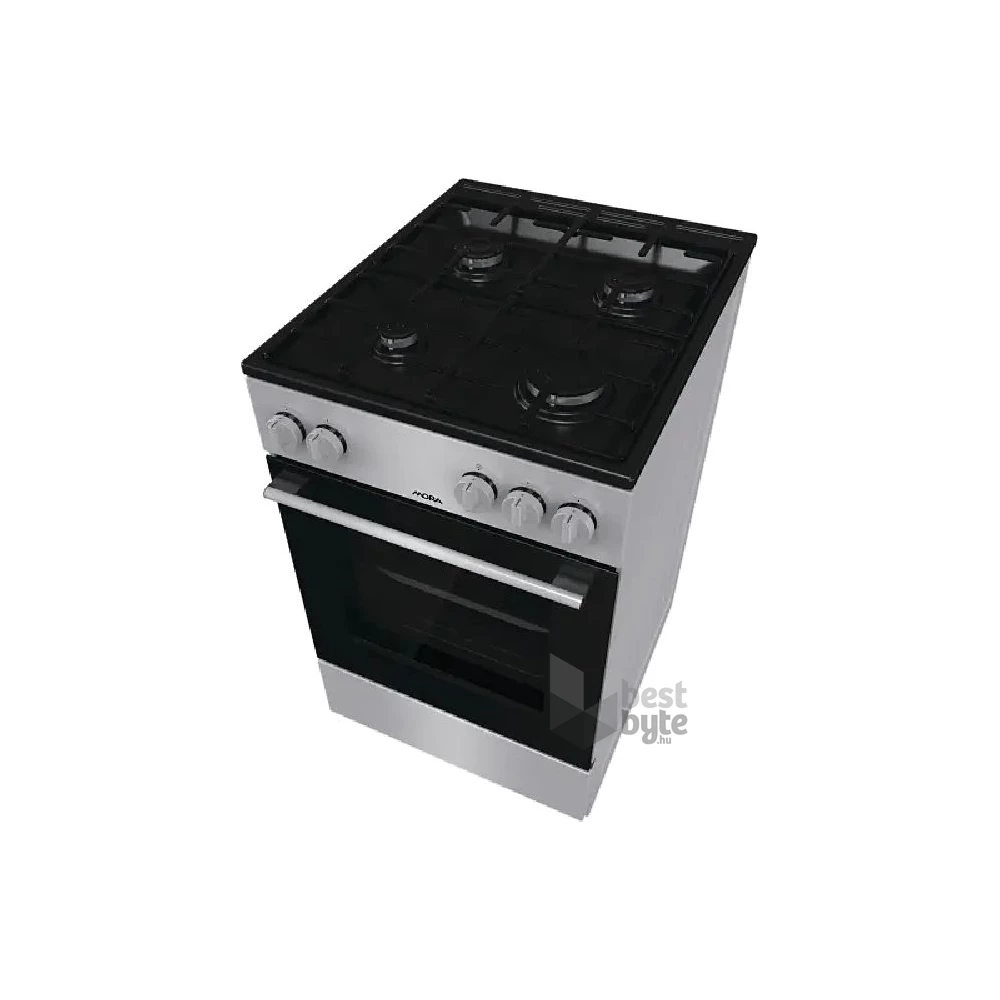 MORA P2252A1S szürke, szabadonálló, gáz, főzőzóna: 4, sütő:70L, tűzhely