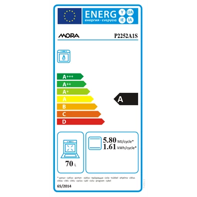MORA P2252A1S szürke, szabadonálló, gáz, főzőzóna: 4, sütő:70L, tűzhely