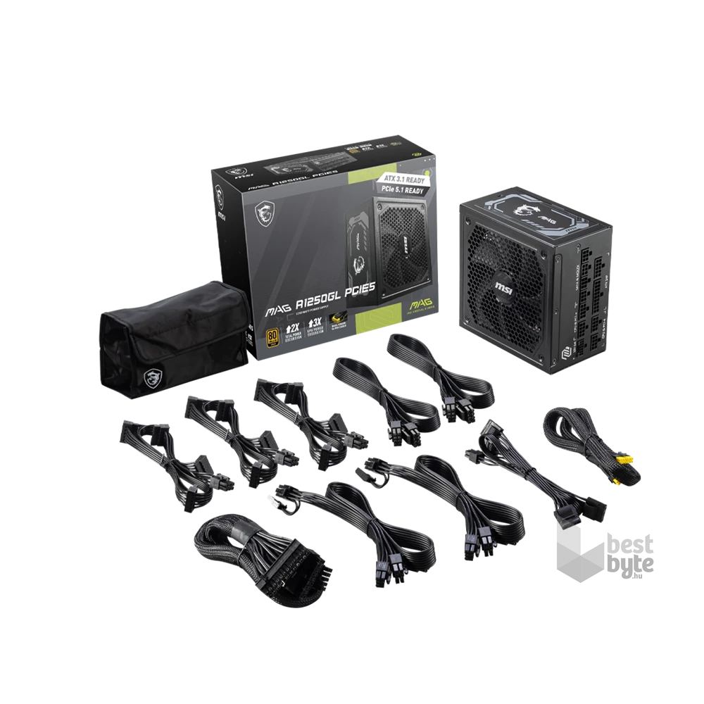 MSI 1250W 80+ Gold moduláris tápegység