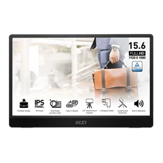MSI 15,6" MP161 E2 Pro FHD IPS USB-C/miniHDMI szürke monitor
