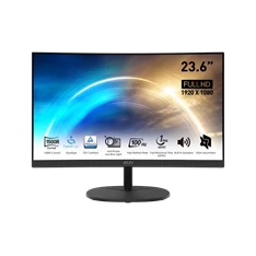 MSI 23,6" PRO MP2412C FHD VA 100Hz HDMI/DP fekete ívelt Business monitor