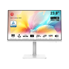 MSI 23,8" Modern MD2412PW FHD IPS 100Hz HDMI/USB-C fehér Business monitor