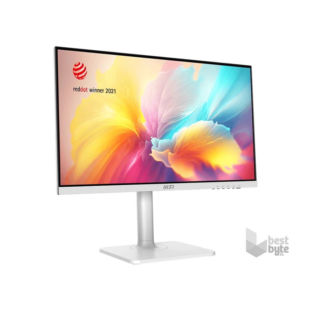 MSI 23,8" Modern MD2412PW FHD IPS 100Hz HDMI/USB-C fehér Business monitor