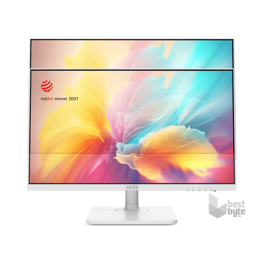 MSI 23,8" Modern MD2412PW FHD IPS 100Hz HDMI/USB-C fehér Business monitor