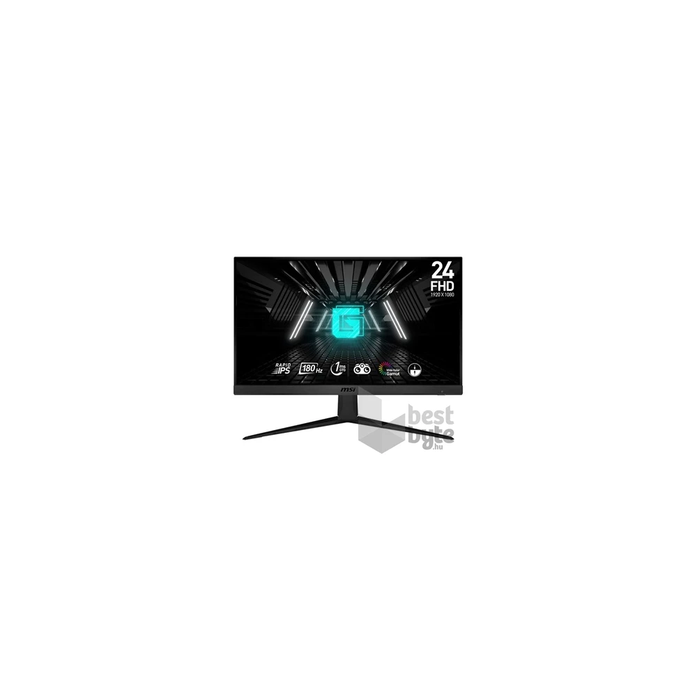 MSI 24" G2412F FHD IPS 180Hz DP/HDMI fekete gamer monitor