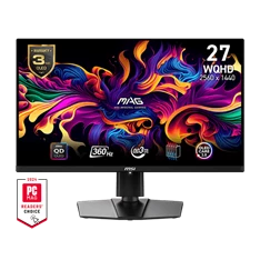 MSI 26,5" Gaming 271QPX QD-OLED WQHD 240Hz HDMI/DP/USB-C gamer monitor