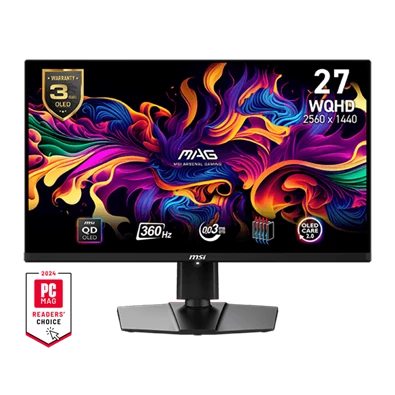 MSI 26,5" Gaming 271QPX QD-OLED WQHD 240Hz HDMI/DP/USB-C gamer monitor