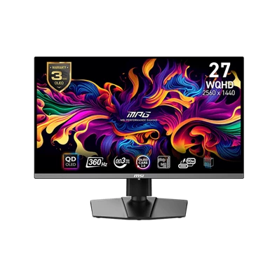 MSI 26,5" MPG 271QRX WQHD QD-OLED 360Hz HDMI/DP/USB-C gamer monitor