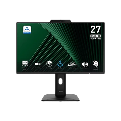MSI 27" Business PRO MP272PMG FHD IPS 120Hz DP/HDMI/VGA fekete monitor