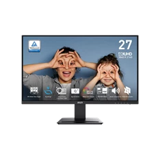 MSI 27" Business PRO MP273U UHD IPS HDMI/DP fekete monitor