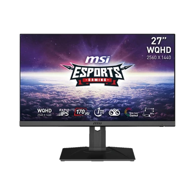 MSI 27" G272QPF WQHD IPS 170Hz DP/HDMI Esport gamer monitor
