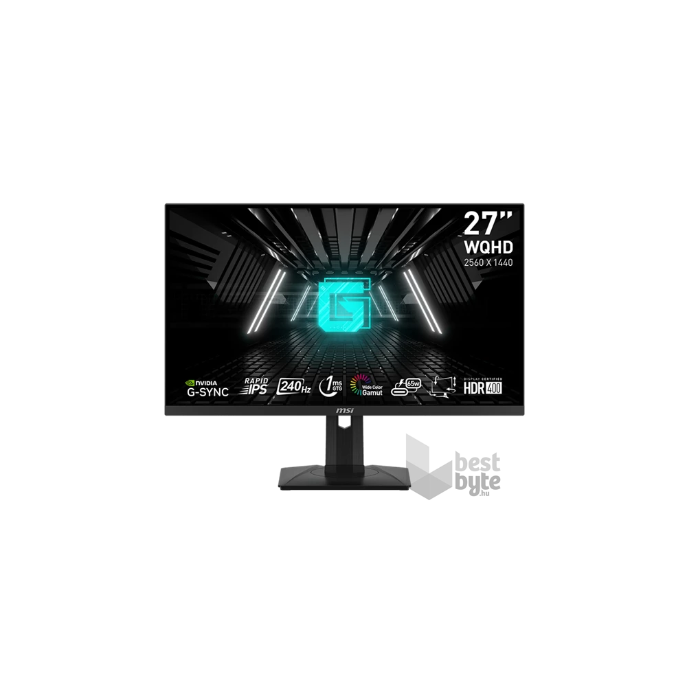 MSI 27" G274QPX Rapid WQHD IPS 240Hz DP/HDMI/USB-C gamer monitor