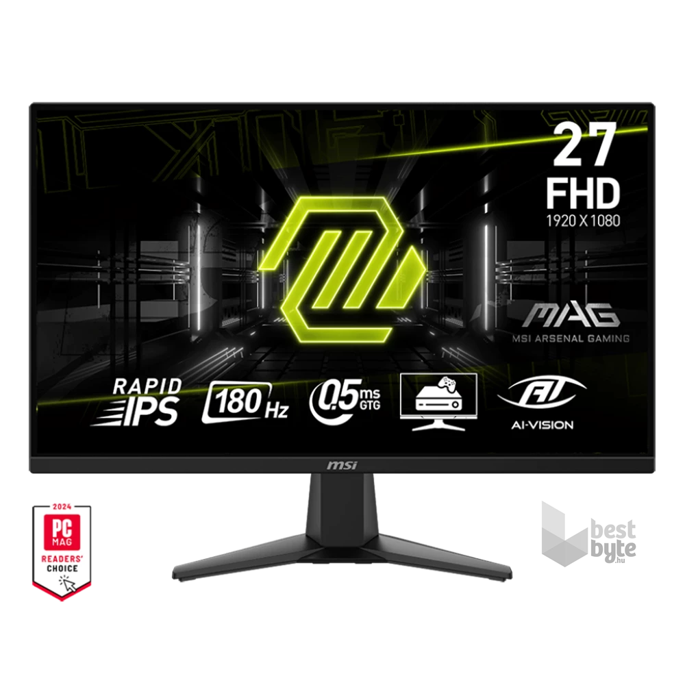 MSI 27" MAG 275F FHD IPS DP/HDMI gamer monitor