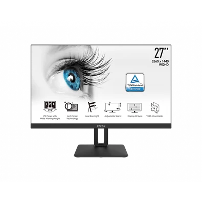 MSI 27" PRO MP271QP WQHD IPS DP/HDMI monitor
