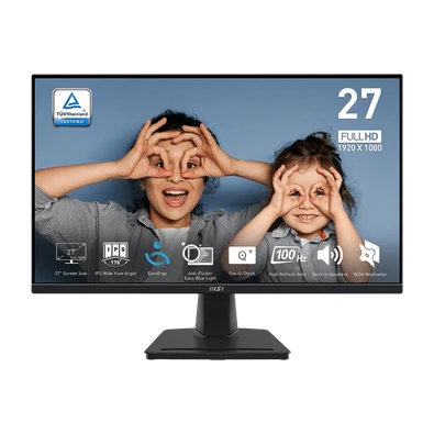 MSI 27" Pro MP275 FHD IPS 100Hz HDMI/VGA fekete monitor