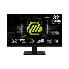 MSI 32" Gaming MAG 322UPF 4K UHD IPS 160Hz DP/HDMI/USB-C fekete gamer monitor (Újszerű)