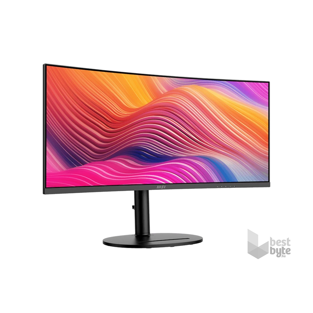 MSI 34" MD342CQP Business Modern UWQHD VA 100Hz HDMI/DP/fekete ívelt monitor