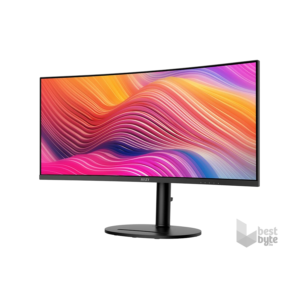 MSI 34" MD342CQP Business Modern UWQHD VA 100Hz HDMI/DP/fekete ívelt monitor