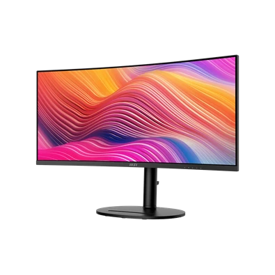 MSI 34" MD342CQP Business Modern UWQHD VA 100Hz HDMI/DP/fekete ívelt monitor