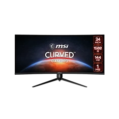 MSI 34" Optix MAG342CQR UWQHD VA 144Hz DP/HDMI ívelt gamer monitor