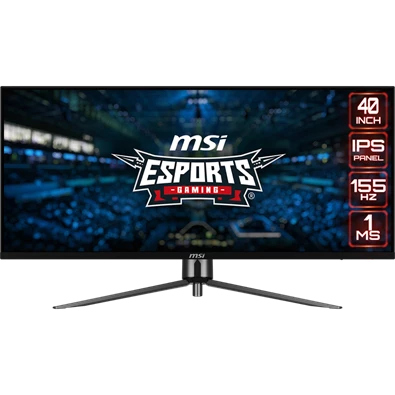 MSI 40" MAG401QR WQHD IPS 155Hz 2xHDMI/DP/USB-C fekete HDR gamer monitor
