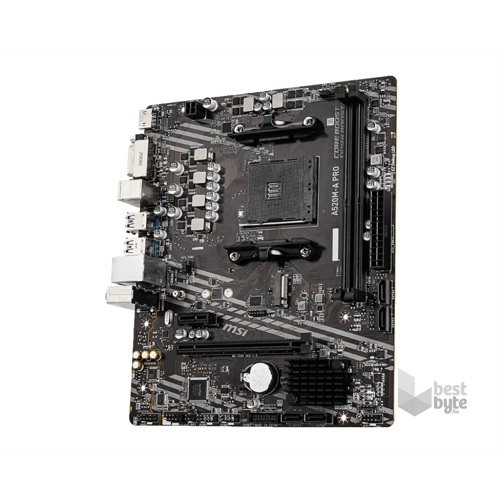 MSI A520M-A PRO AMD A520 AM4 mATX alaplap