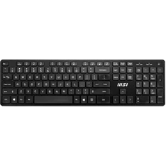 MSI ACCY Bill, RF1430 Vezetéknélküli billenytűzet + MA04W Vezetéknélküli egér, Fekete