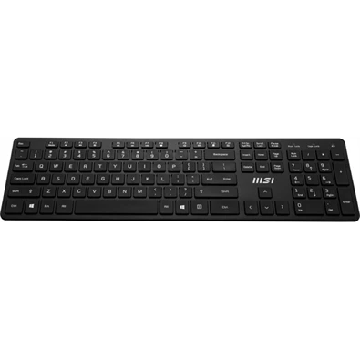 MSI ACCY Bill, RF1430 Vezetéknélküli billenytűzet + MA04W Vezetéknélküli egér, Fekete