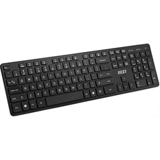 MSI ACCY Bill, RF1430 Vezetéknélküli billenytűzet + MA04W Vezetéknélküli egér, Fekete