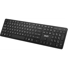 MSI ACCY Bill, RF1430 Vezetéknélküli billenytűzet + MA04W Vezetéknélküli egér, Fekete