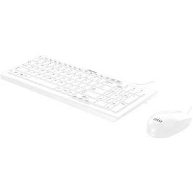 MSI ACCY SK9626MW vezetékes fehér billentyűzet + egér