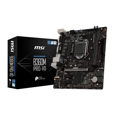 MSI B360M PRO-VD Intel B360 LGA1151 mATX alaplap