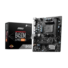 MSI B450M-A PRO MAX II AMD B450 AM4 mATX alaplap