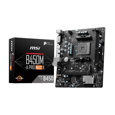 MSI B450M-A PRO MAX II AMD B450 AM4 mATX alaplap
