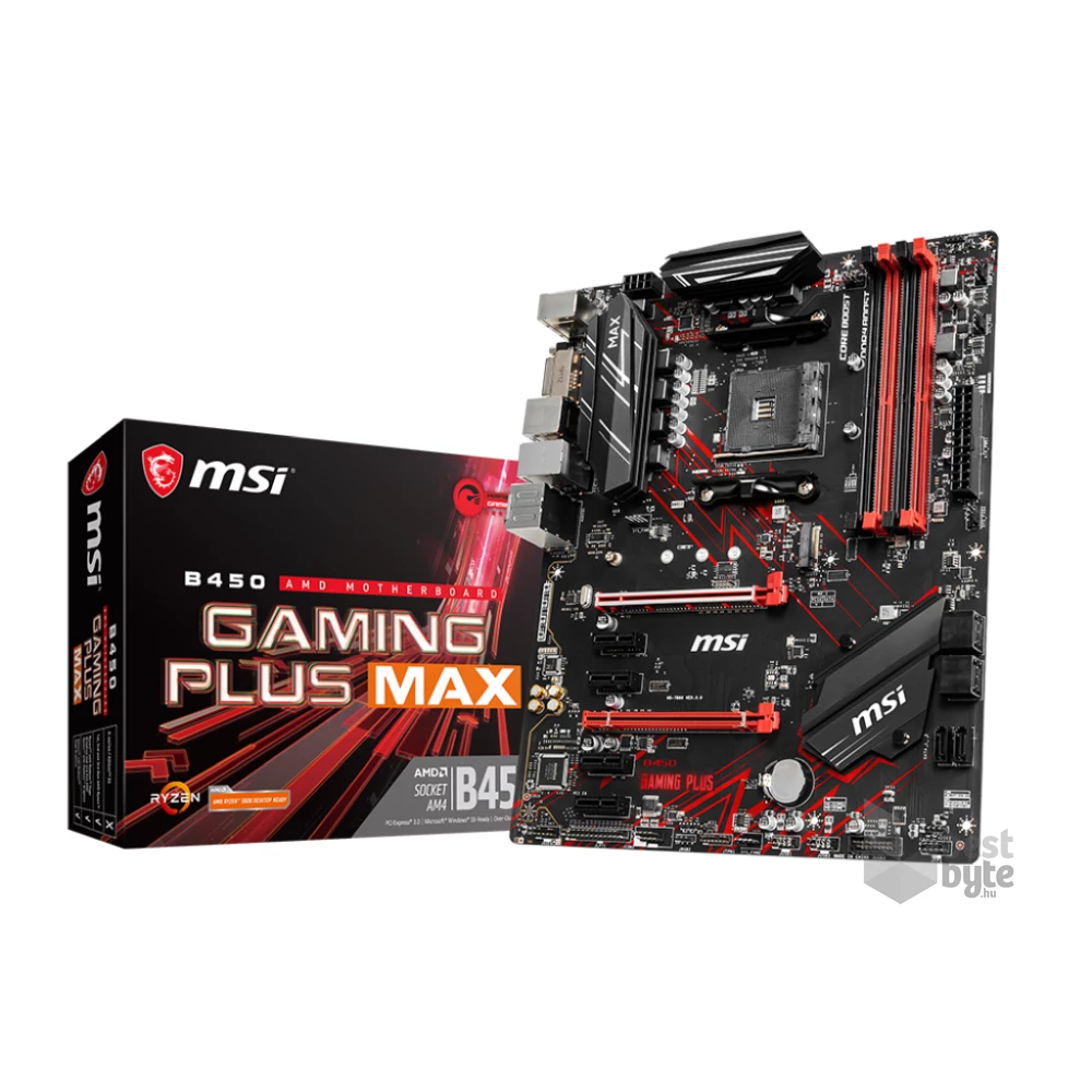 MSI B450 GAMING PLUS MAX AMD B450 AM4 ATX alaplap