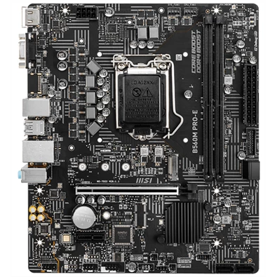 MSI B560M PRO-E Intel B560M LGA1200 mATX alaplap