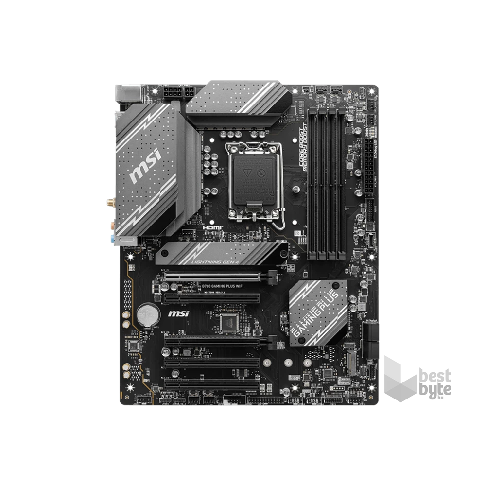 MSI B760 GAMING PLUS WIFI Intel B760 LGA1700 ATX alaplap