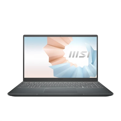 MSI Business NB Modern 14 B11MOU-1066, 14.0" FHD, i3-1115G4, 8GB, 256GB M.2, INT, NOOS, Szürke