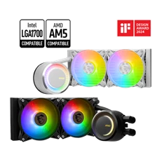 MSI Coreliquid E240 ARGB fehér vízhűtéses processzor hűtő