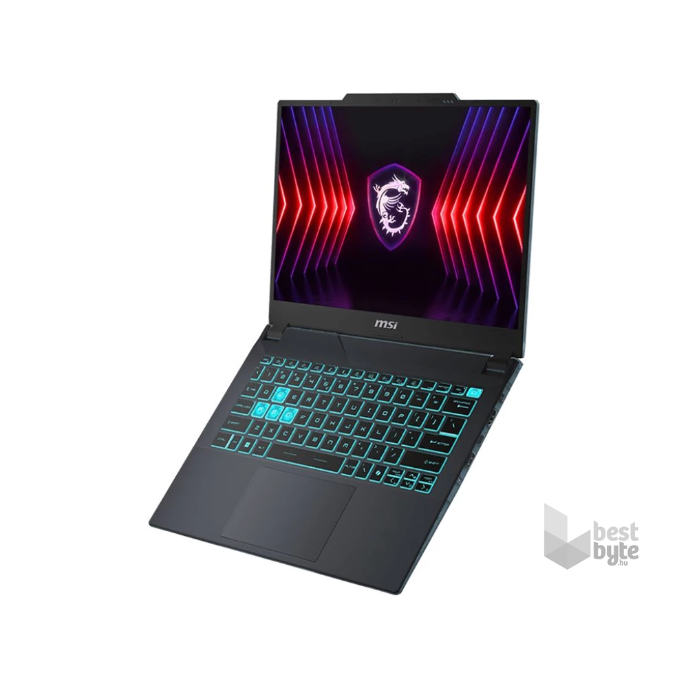 MSI Cyborg 14 A13VF-037 laptop (14"FHD+/Intel Core i7-13620H/RTX 4060 8GB/16GB RAM/512GB/FreeDOS) - fekete