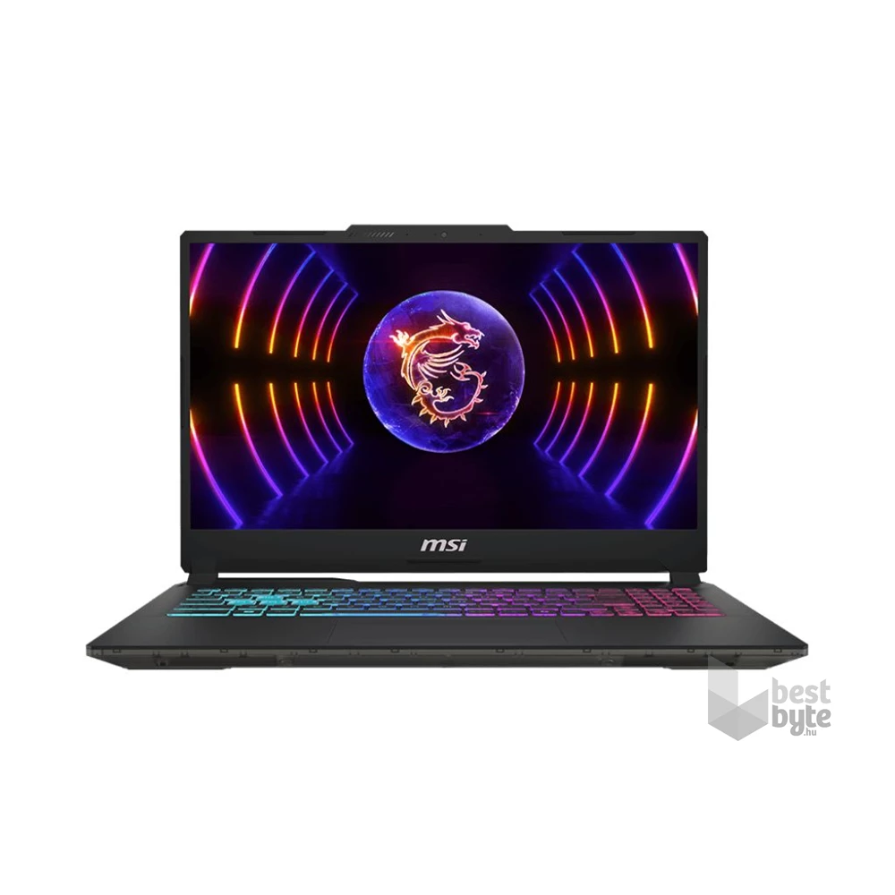 MSI Cyborg 15 A13VE-1412 laptop (15,6"FHD/Intel Core i5-13420H/RTX 4050 6GB/16GB RAM/512GB/FreeDOS) - fekete