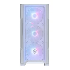 MSI FORGE M100R (táp nélküli) ablakos 4xARGB fehér mATX ház