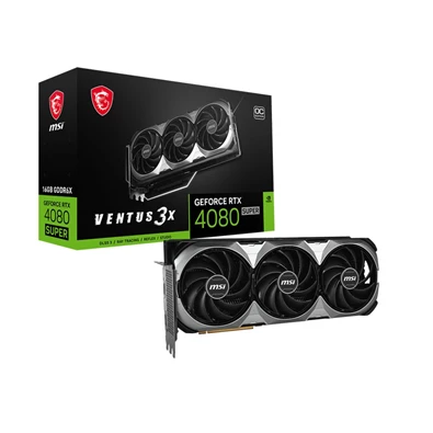 MSI GEFORCE RTX 4080 SUPER 16G VENTUS 3X OC nVidia 16GB GDDR6X 256bit PCIe videókártya